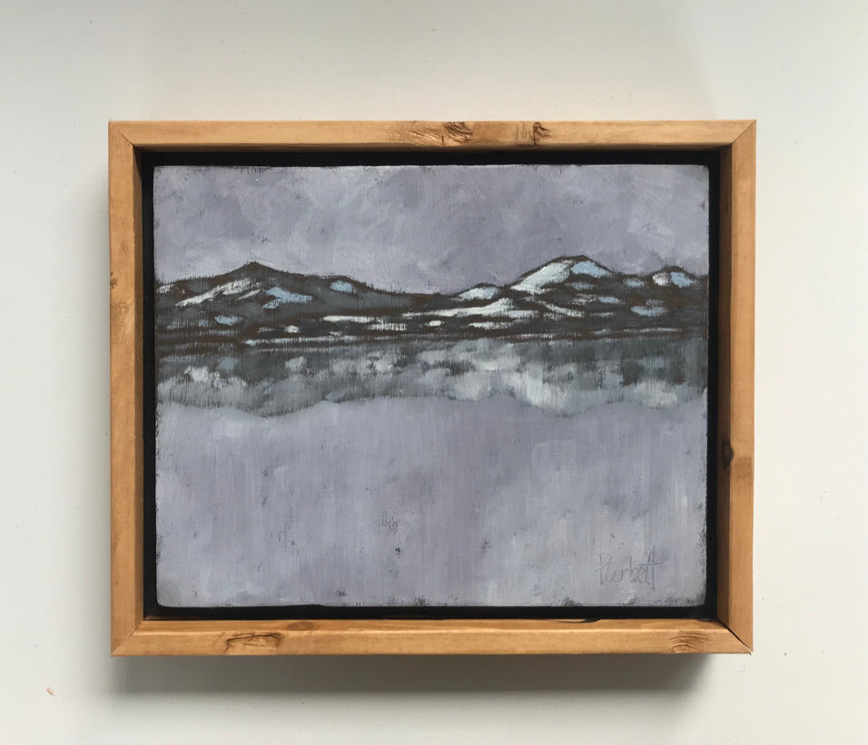 Winter Reflection, Okanagan Lake