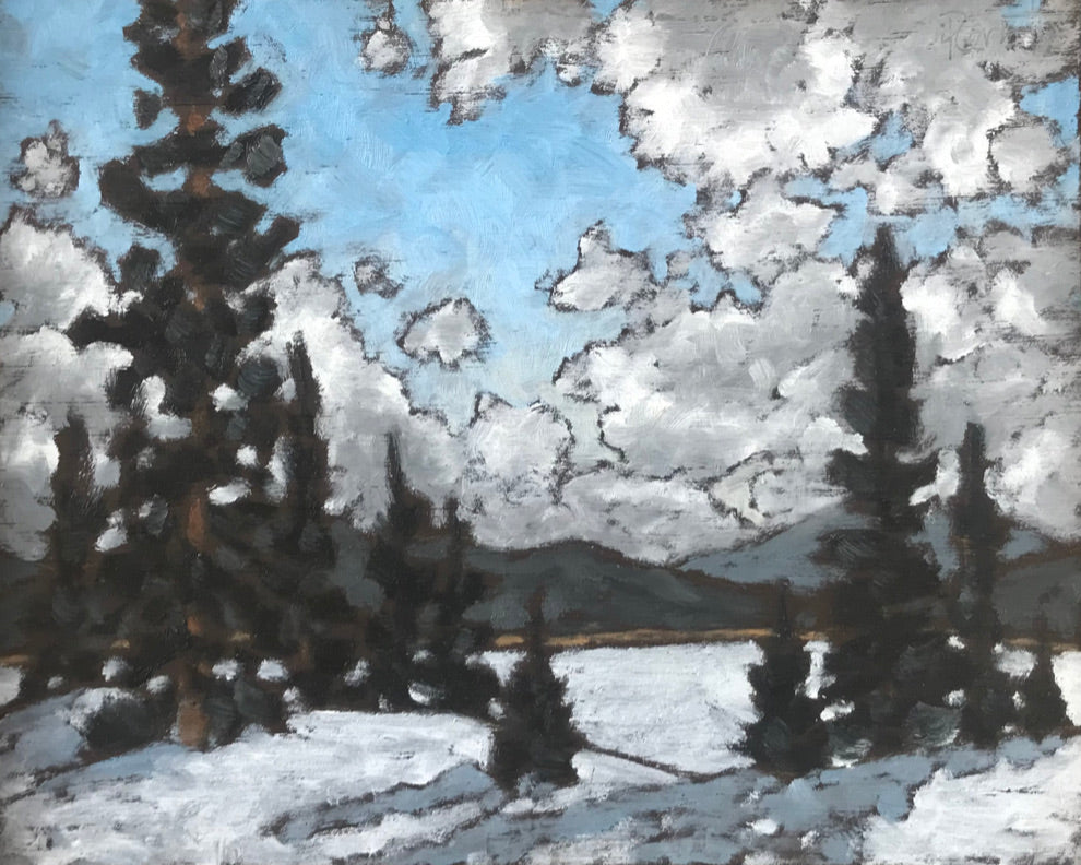 "Warm Winter Afternoon, Jack of Clubs lake" (2024)