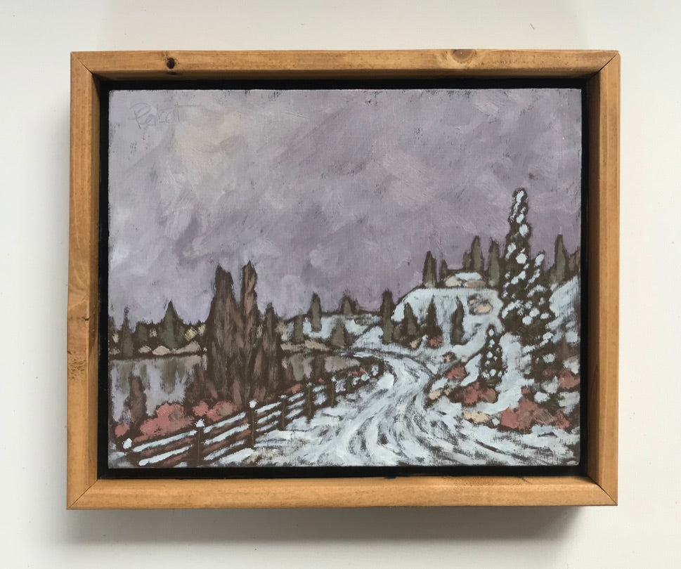 Old Main Road, Naramata Winter