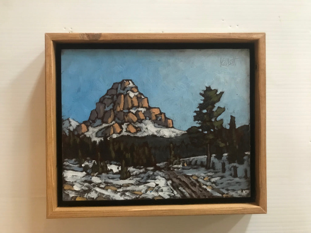 "Crowsnest Peak, Early Light, Spring" (2024)