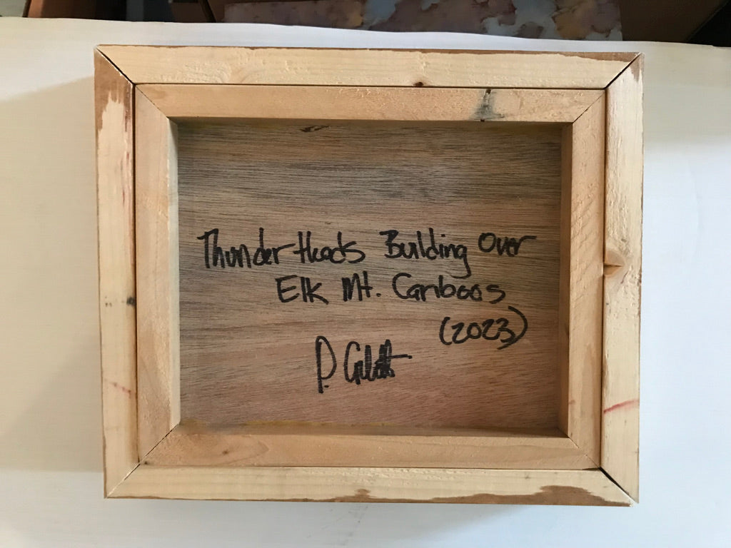 Thunder Heads Building Over Elk Mt., Cariboos