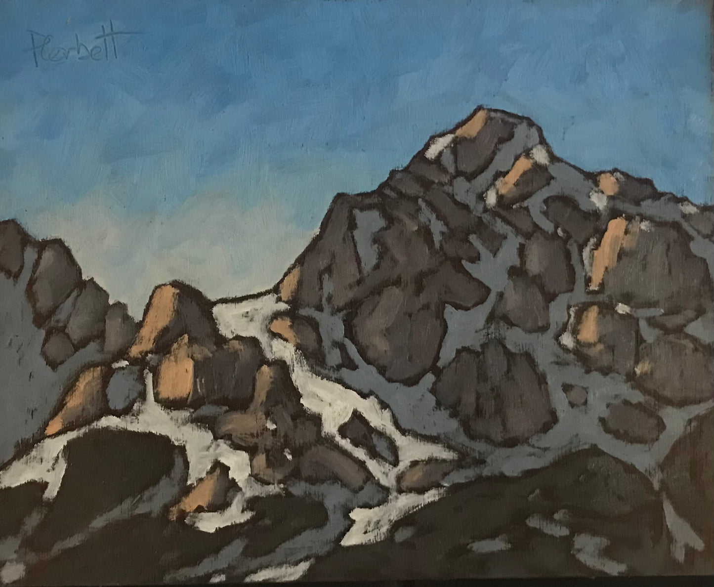 "Mt. Sentry, Crowsnest Pass, Spring" (2024)