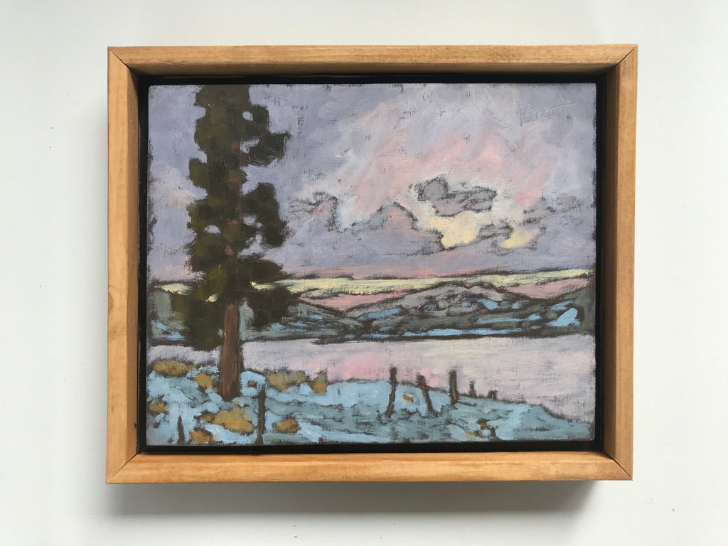 Winter Sunset, Okanagan Lake