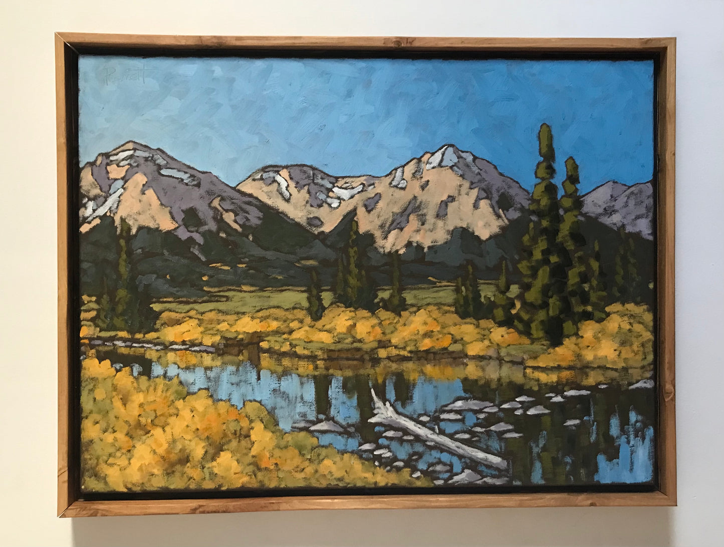 "Headwaters of the Crowsnest River, Fall" (2023)