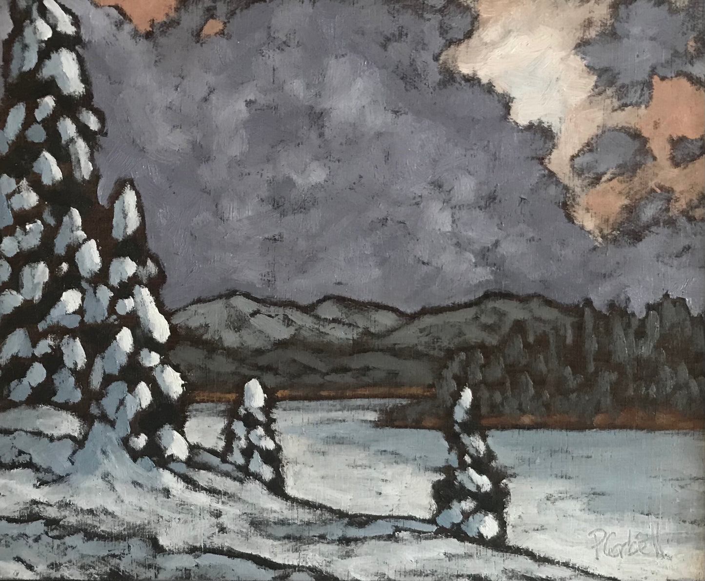 "Break in the Storm, Winter in the Cariboos" (2024)