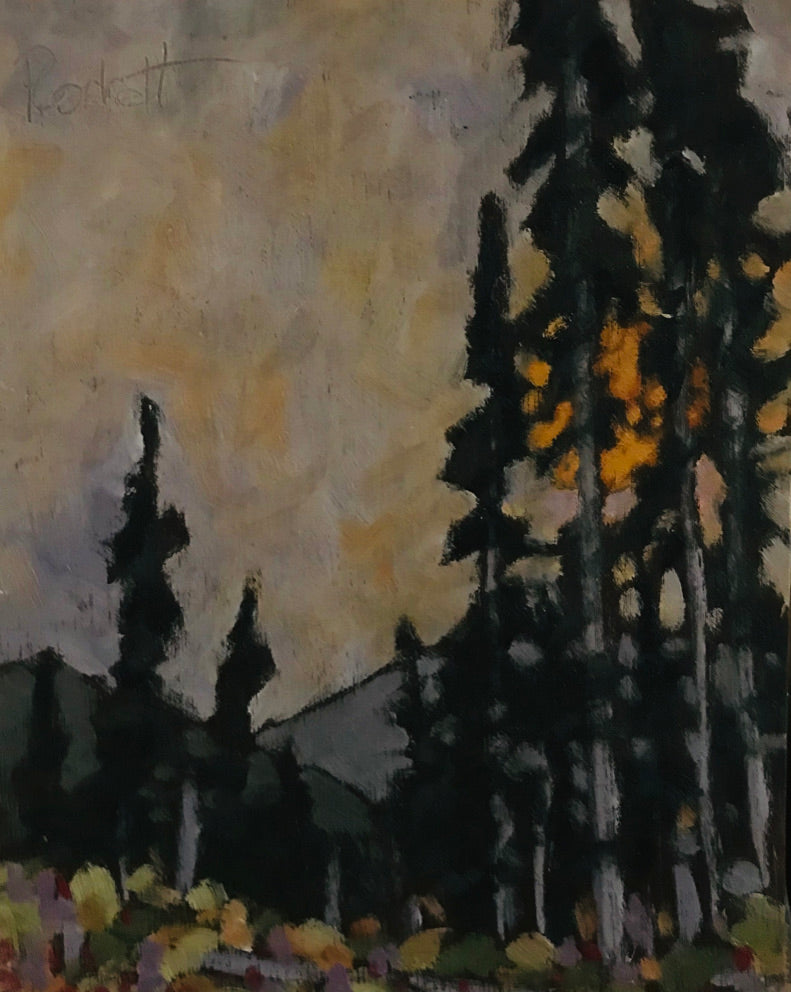 Smoky Sky Through the Trees, Cariboos